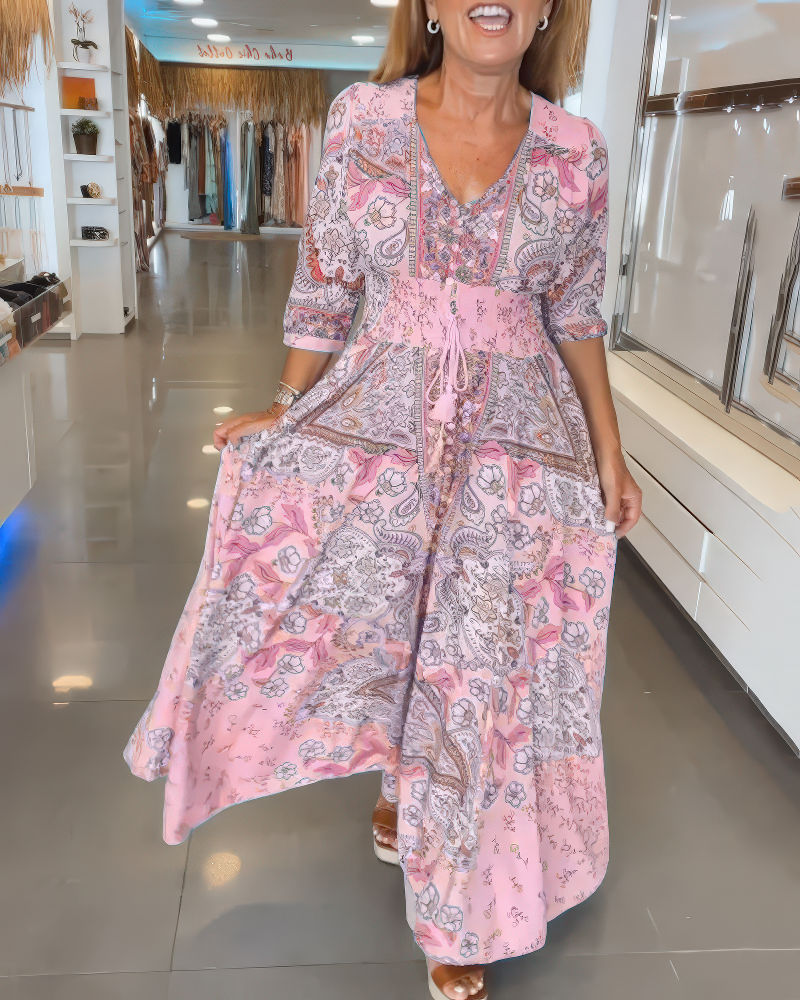 Marilla-Boho Bloom Maxi Dress