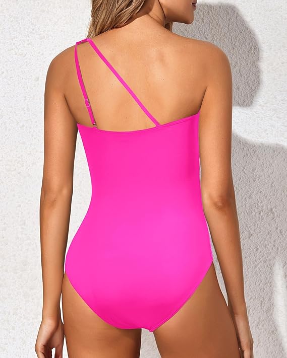 🔥One Shoulder Tummy Control Swimsuit for Women
