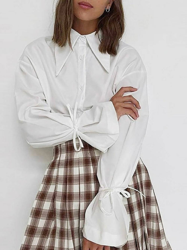 Chemise ample à manches cloche