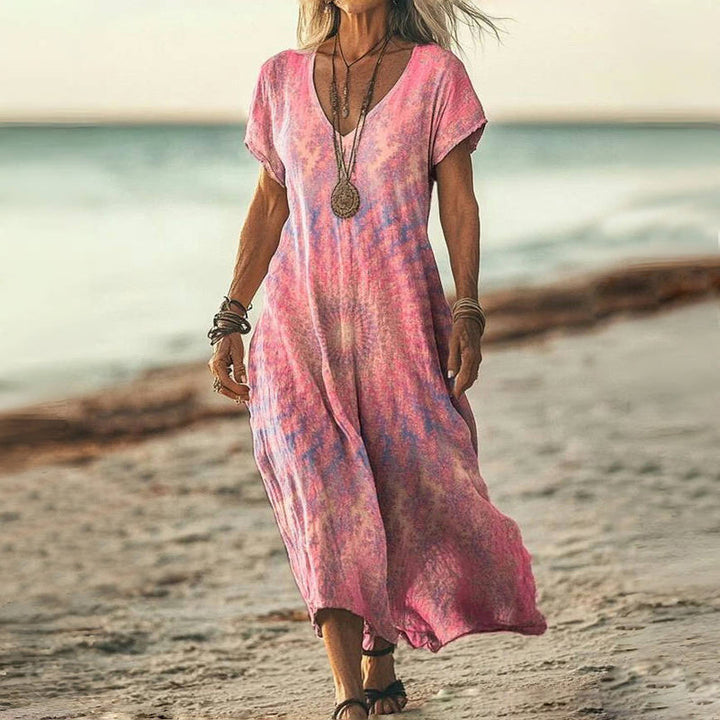 Leila - Elegant Gradient Dress