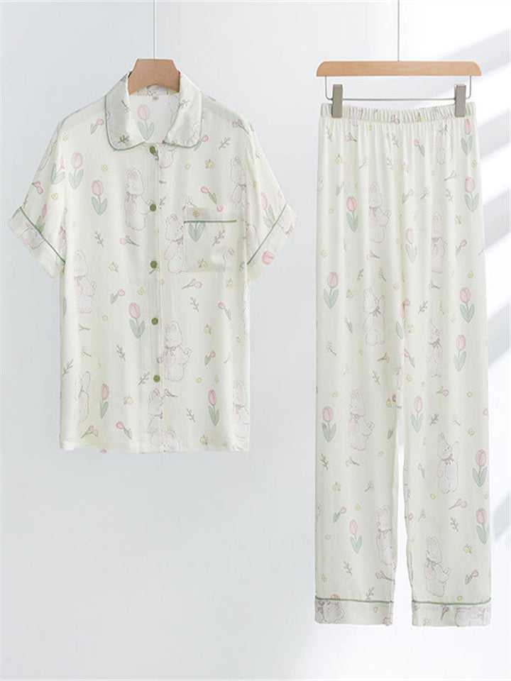 Ensemble de vêtements de nuit en gaze de coton et bambou