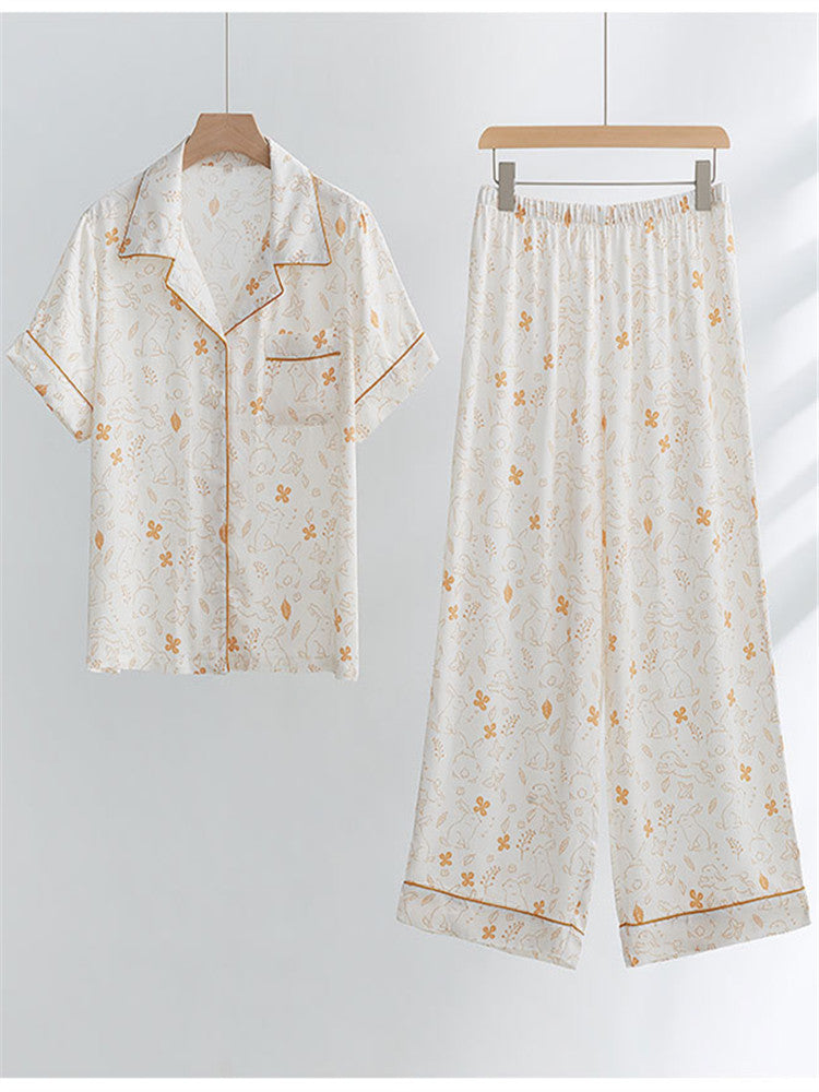 Ensemble de vêtements de nuit en gaze de coton et bambou