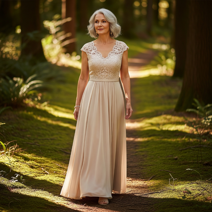 Isabelle Soft Lace Gown