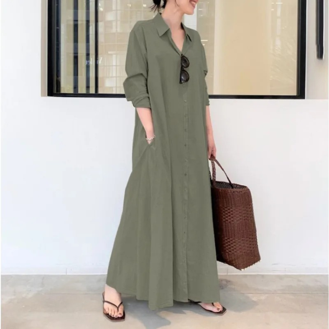 Carmen Soft Cotton Shirt Dress
