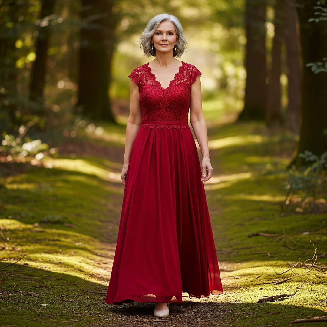 Isabelle Soft Lace Gown