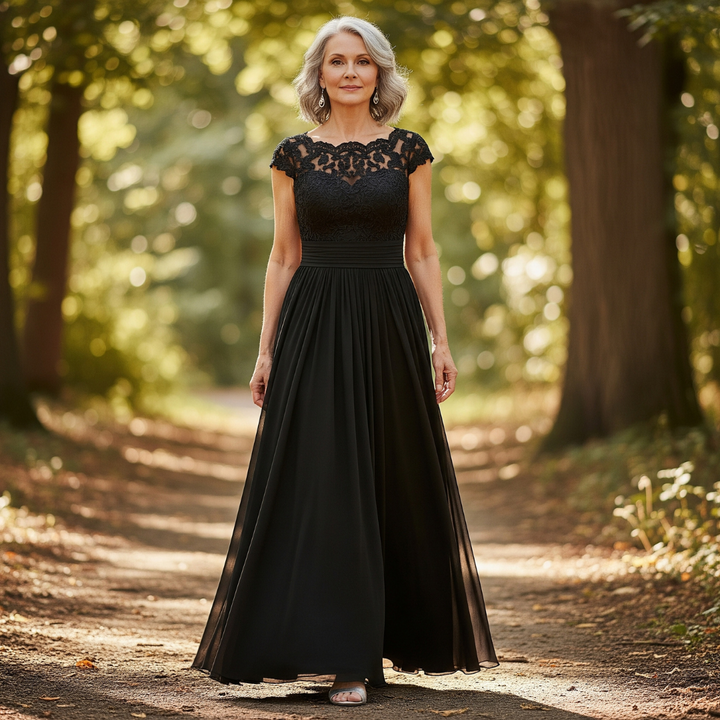 The Elisean Forest Lace Gown