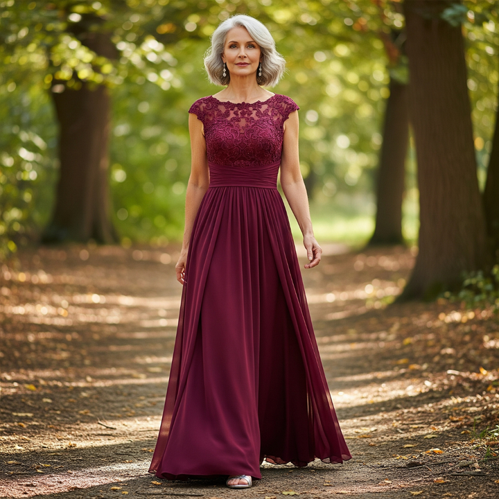 The Elisean Forest Lace Gown