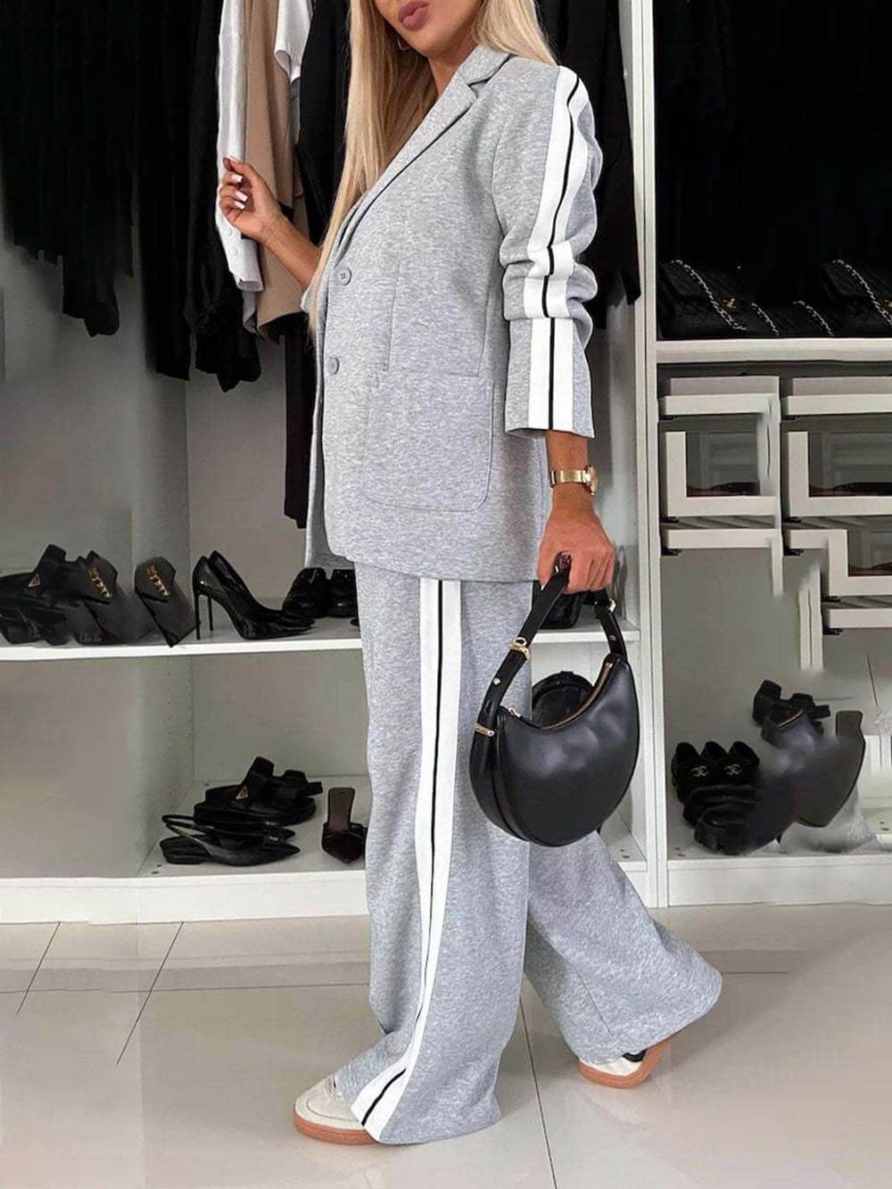Blazer and Pocket Pants Set