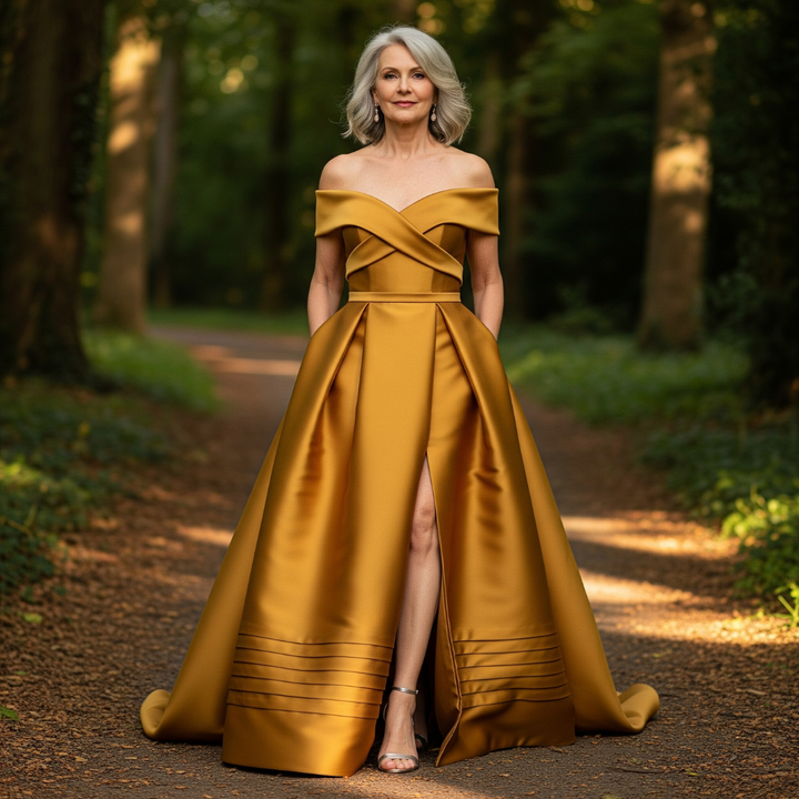 Renée™ Off-Shoulder Evening Gown
