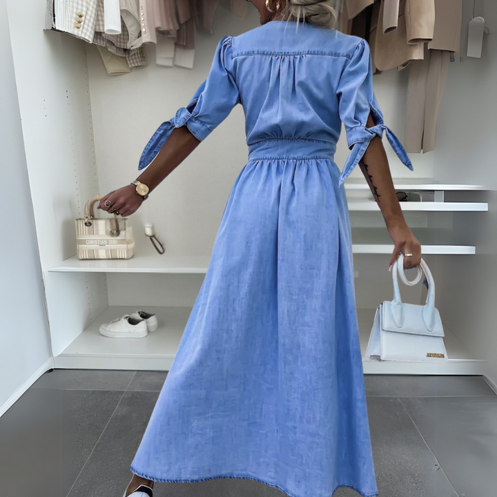 SANDRA™ | ELEGANT LONG BUTTON-DOWN DRESS (ALMOST SOLD OUT!)