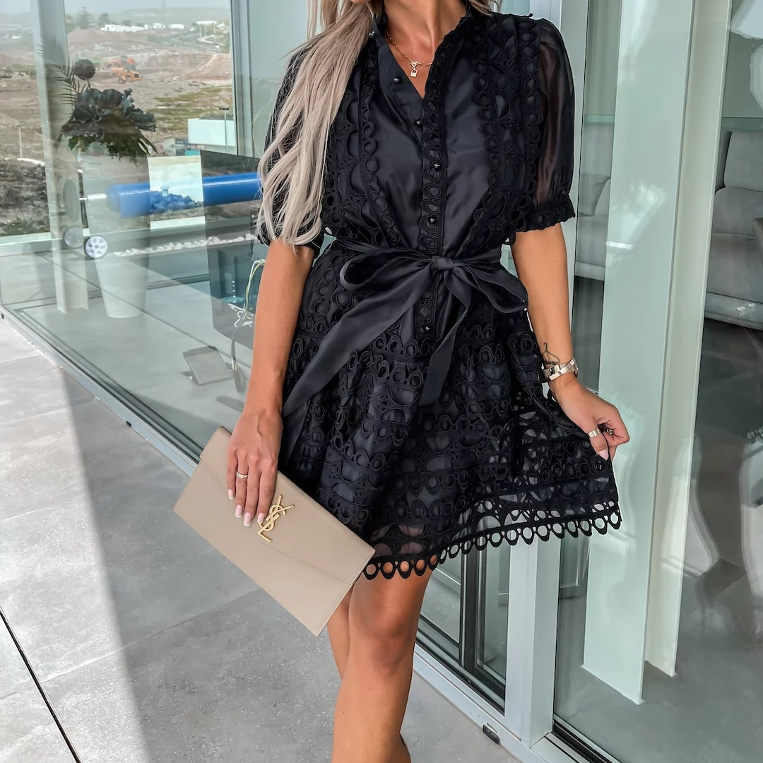 Amélie™ Eyelet Cotton Dress
