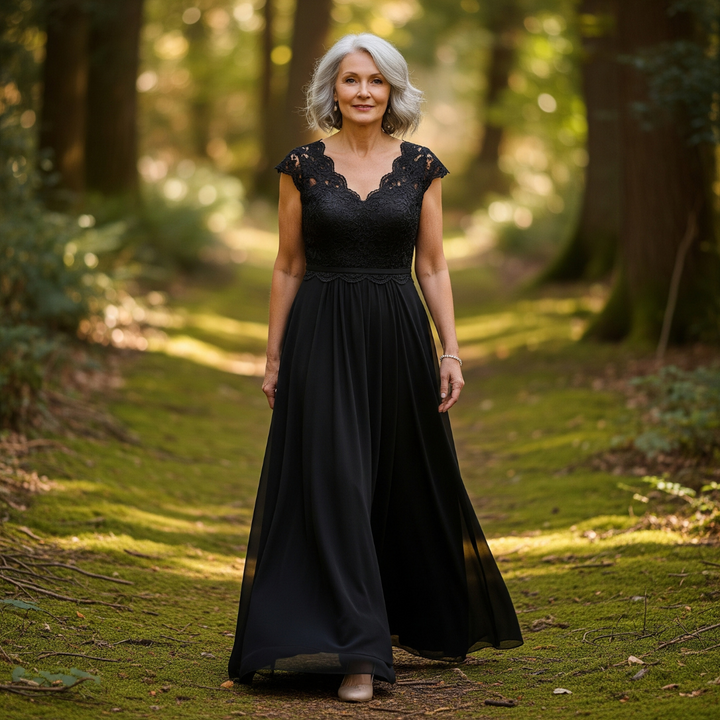 Isabelle Soft Lace Gown