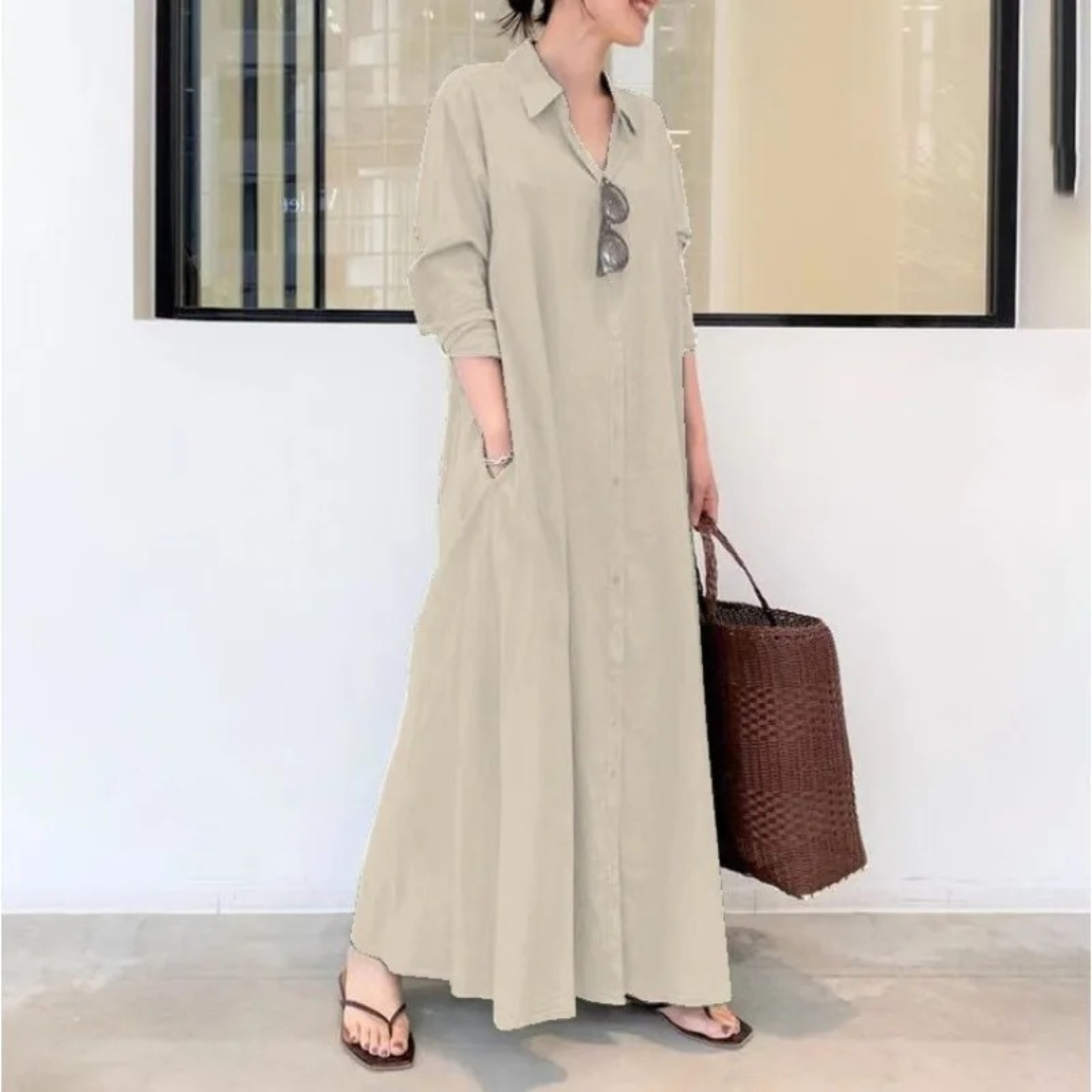 Carmen Soft Cotton Shirt Dress