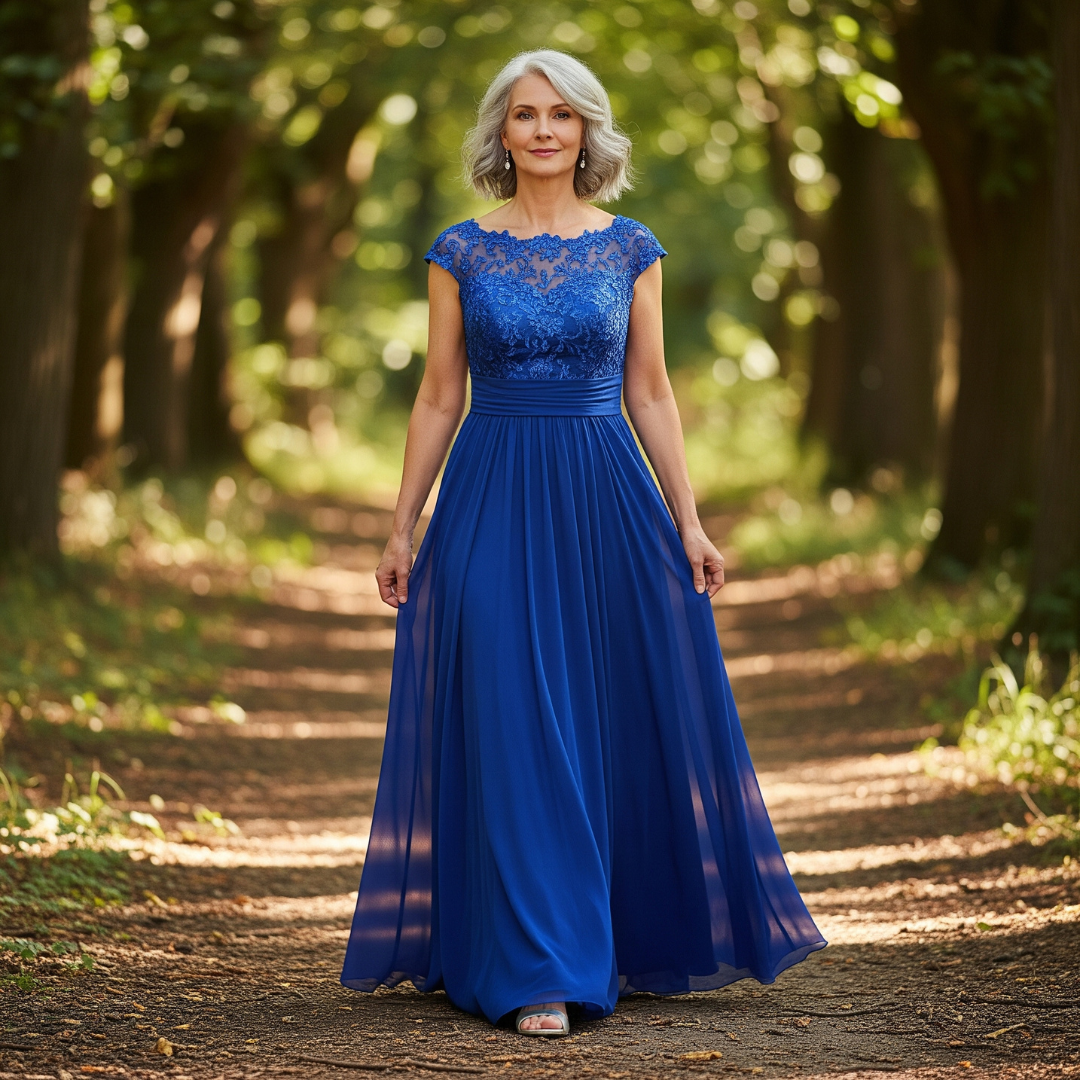 The Elisean Forest Lace Gown