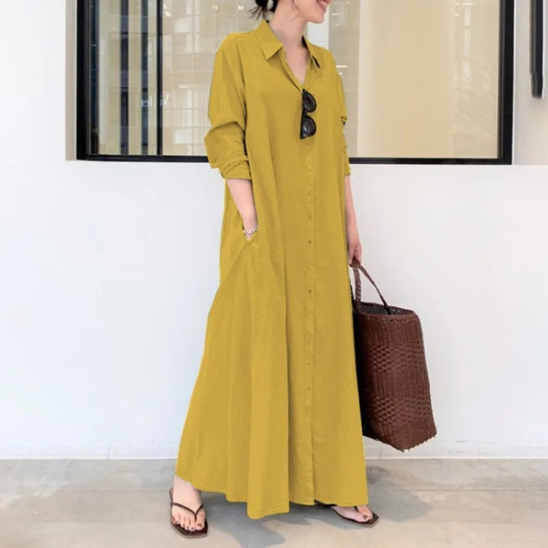 Carmen Soft Cotton Shirt Dress