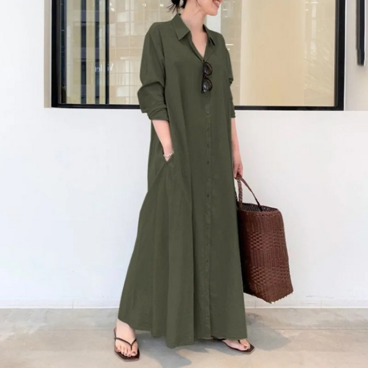 Carmen Soft Cotton Shirt Dress