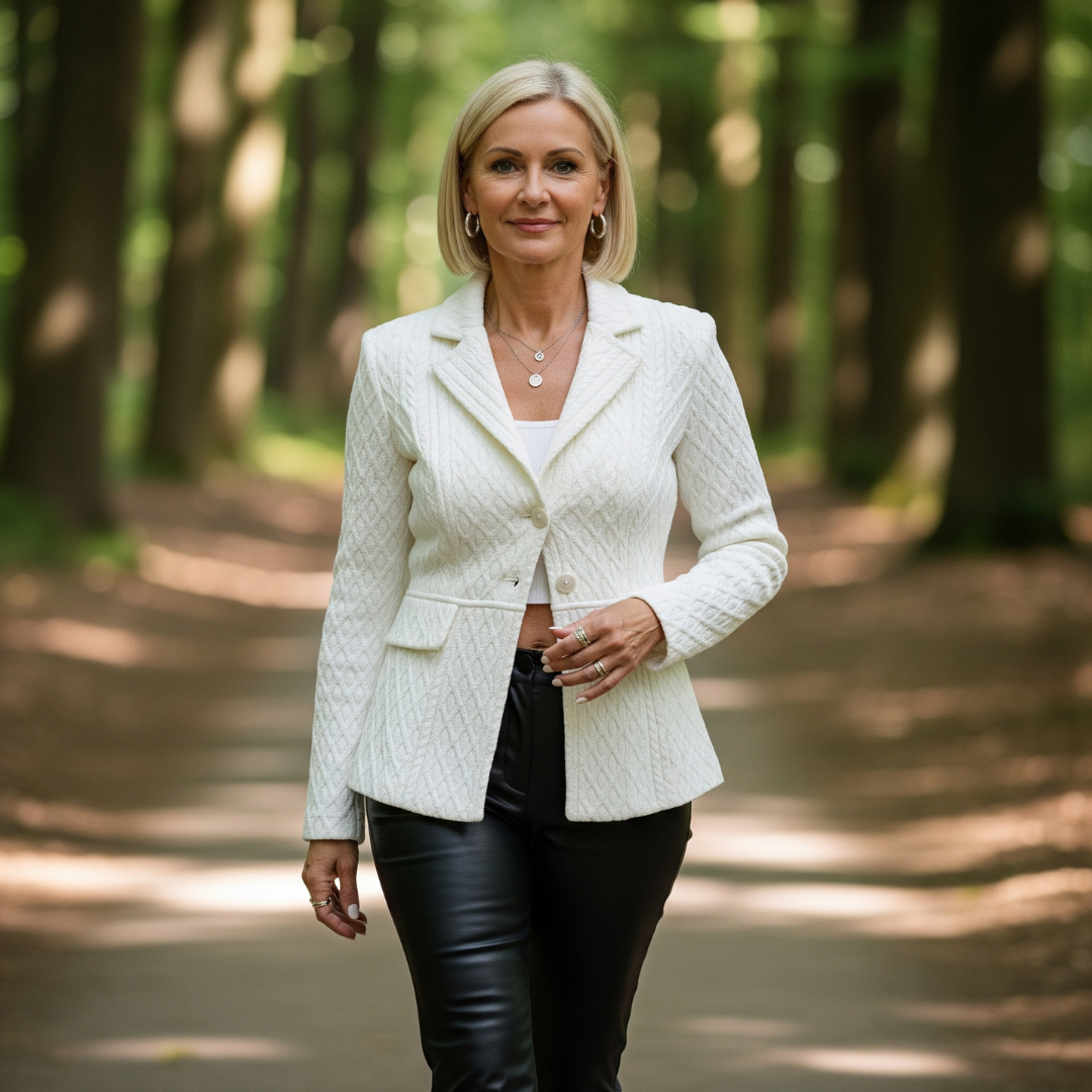 Chloé™ - Elegant Tailored Blazer for a Refined Look