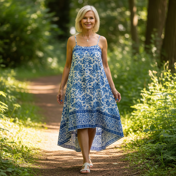 Eva™ - Printed Halter Dress