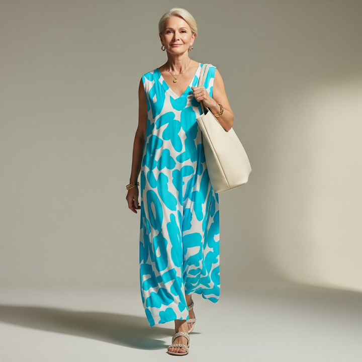 Joselle | Trendy Dress with V-Neck