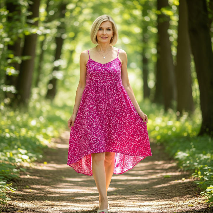 Eva™ - Printed Halter Dress