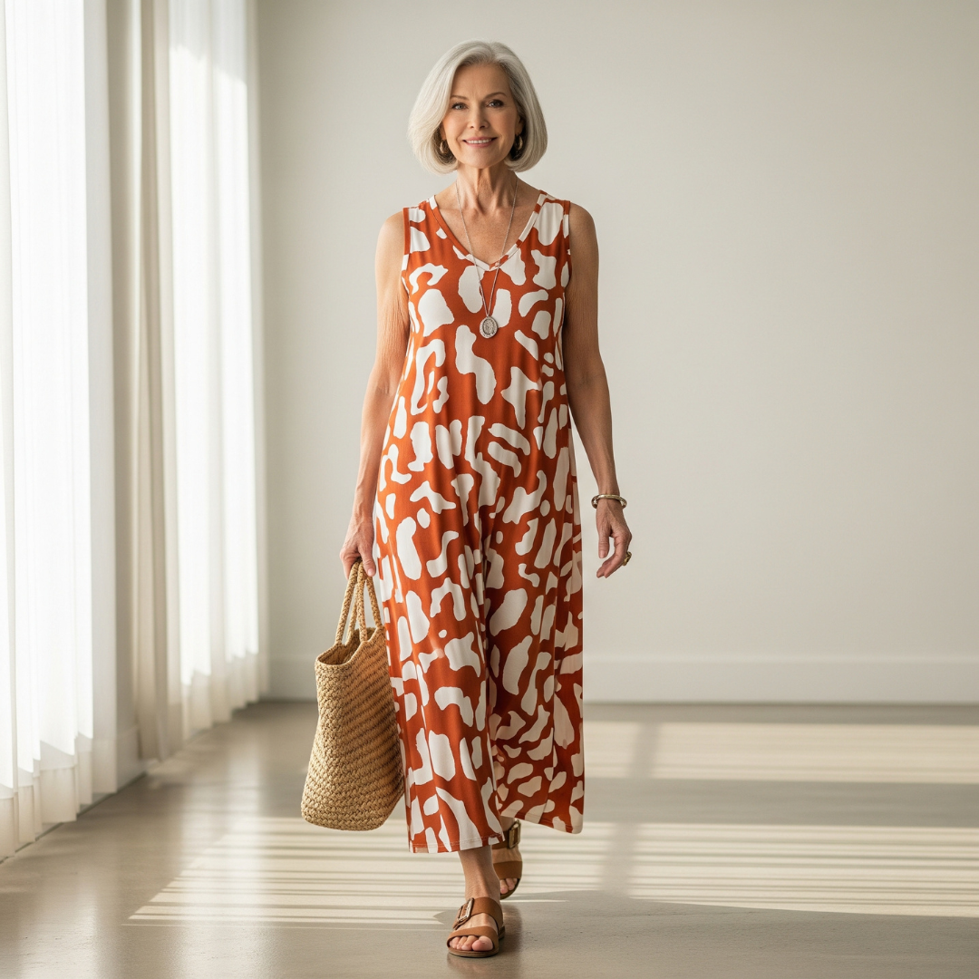 Joselle | Trendy Dress with V-Neck