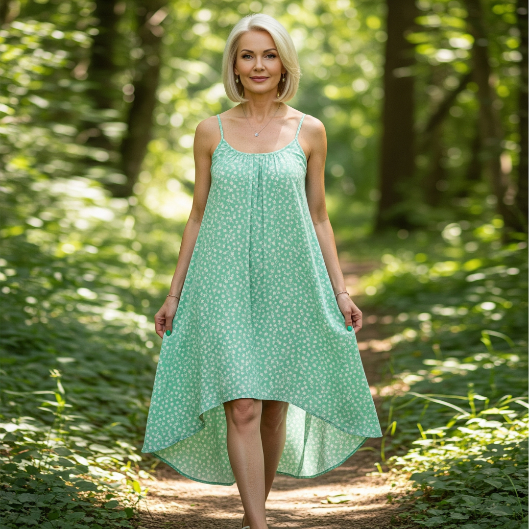 Eva™ - Printed Halter Dress