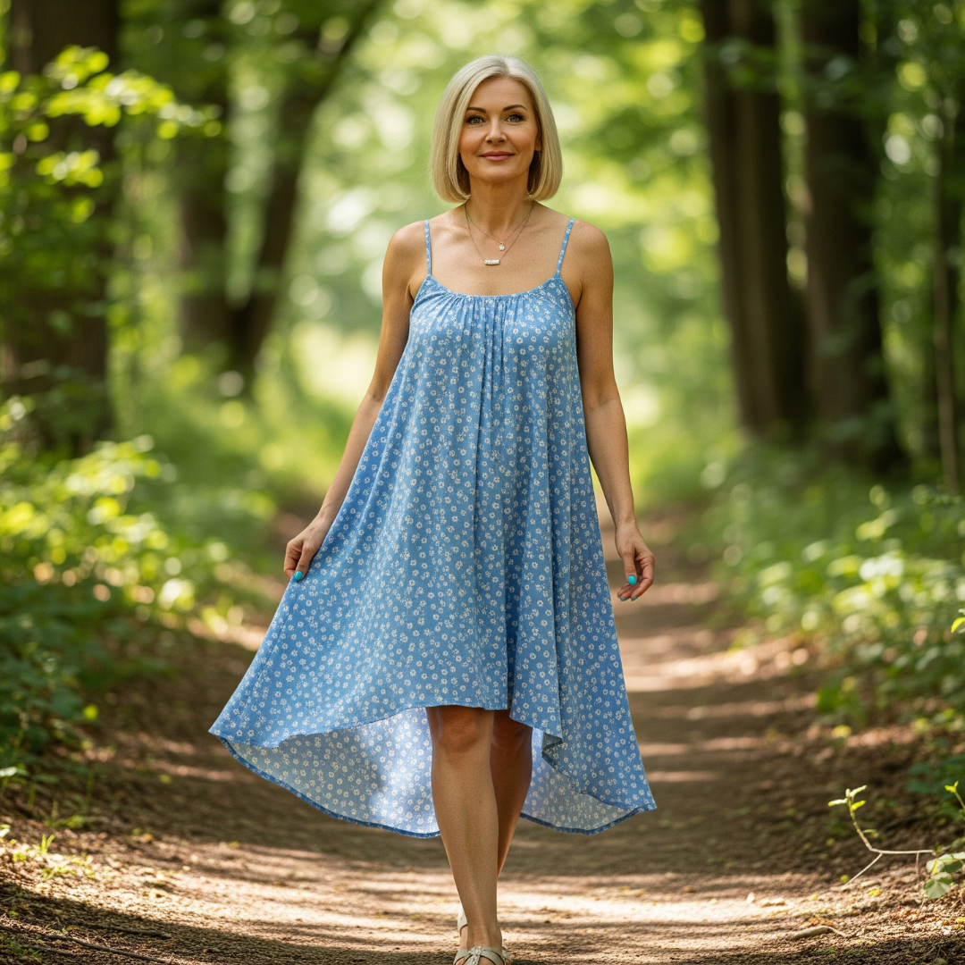 Eva™ - Printed Halter Dress