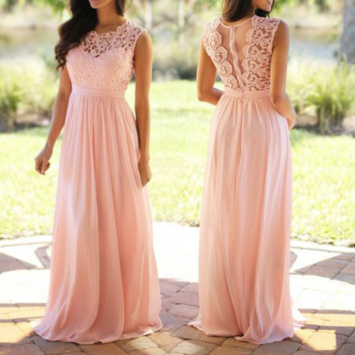 Juliette Lace-Back Maxi Dress