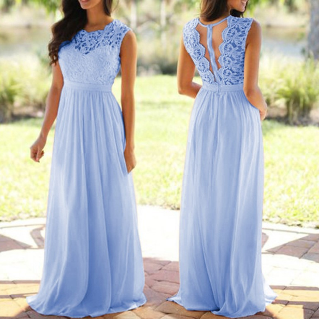 Juliette Lace-Back Maxi Dress