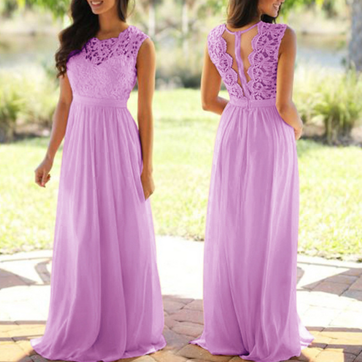 Juliette Lace-Back Maxi Dress