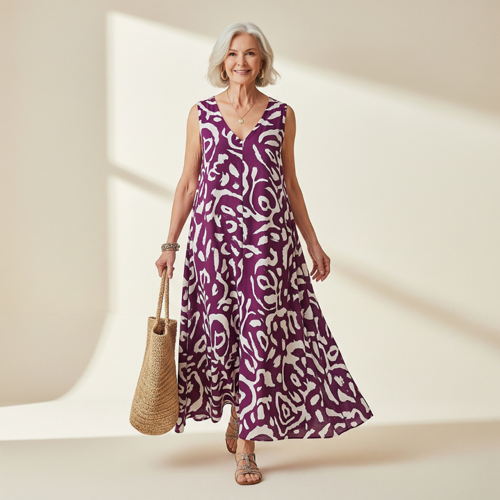 Joselle | Trendy Dress with V-Neck