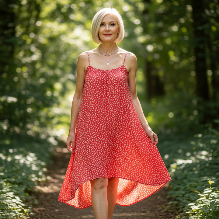 Eva™ - Printed Halter Dress