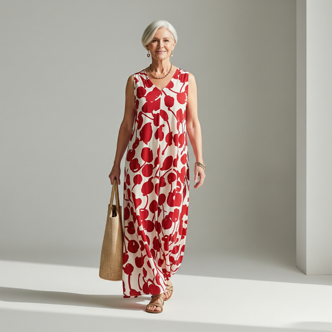 Joselle | Trendy Dress with V-Neck