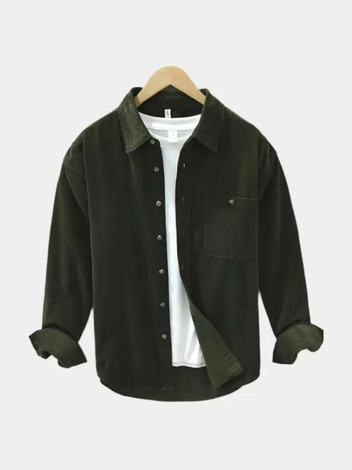 Casual Corduroy Shirt - Cross & Crown