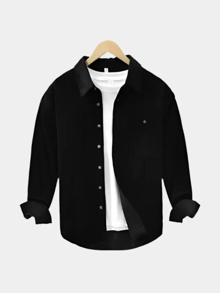 Casual Corduroy Shirt - Cross & Crown