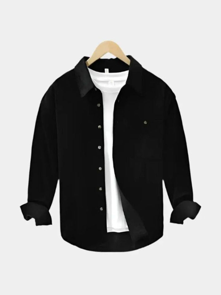 Casual Corduroy Shirt - Cross & Crown