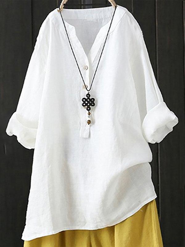 Sylvie - Effortless Buttoned Blouse