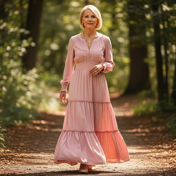 Angela – Layered Maxi Dress