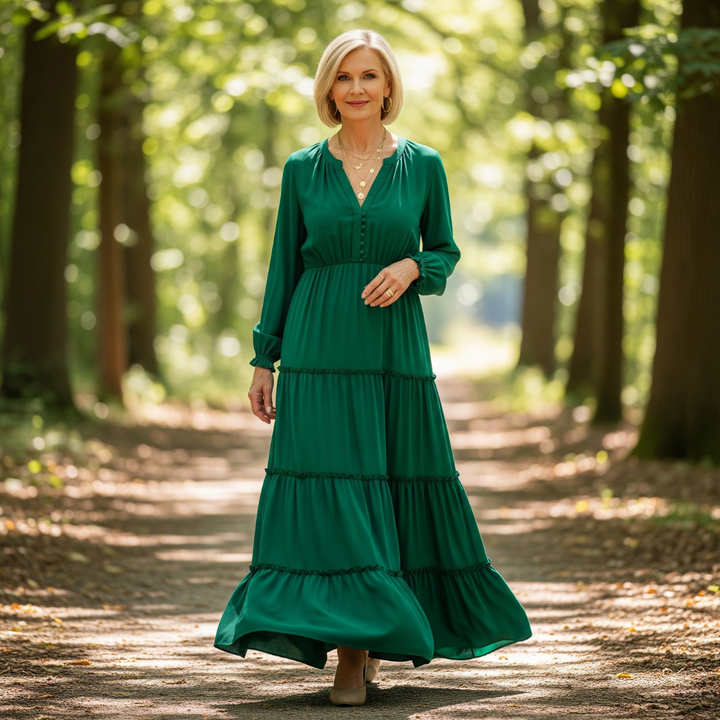 Angela – Layered Maxi Dress