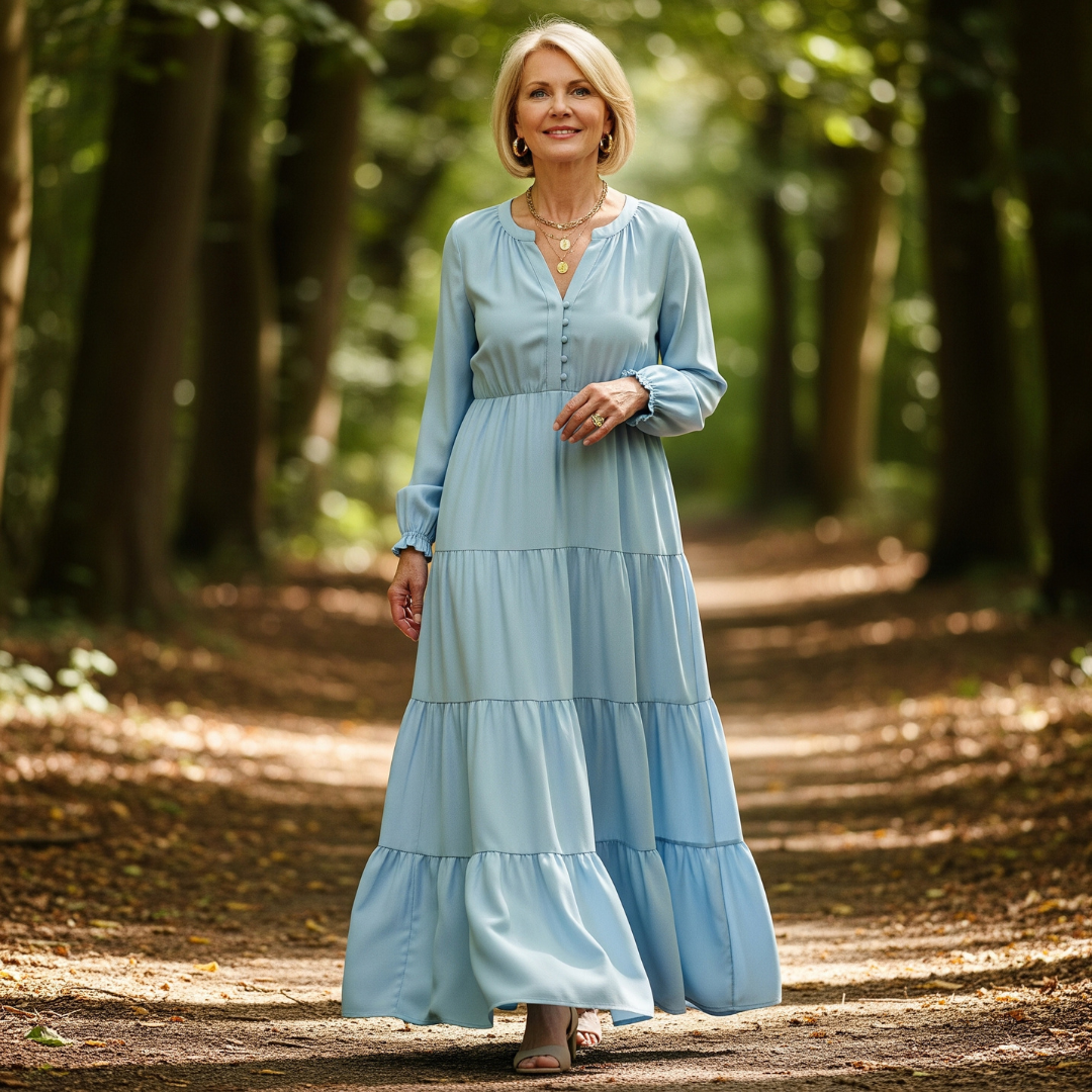 Angela – Layered Maxi Dress