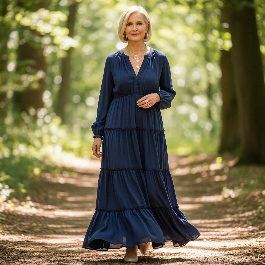 Angela – Layered Maxi Dress