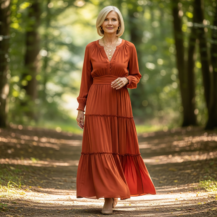 Angela – Layered Maxi Dress