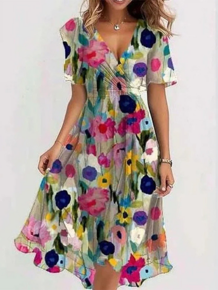 Elena | CASUAL BOHO GRADIENT DRESS