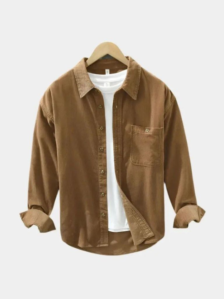 Casual Corduroy Shirt - Cross & Crown