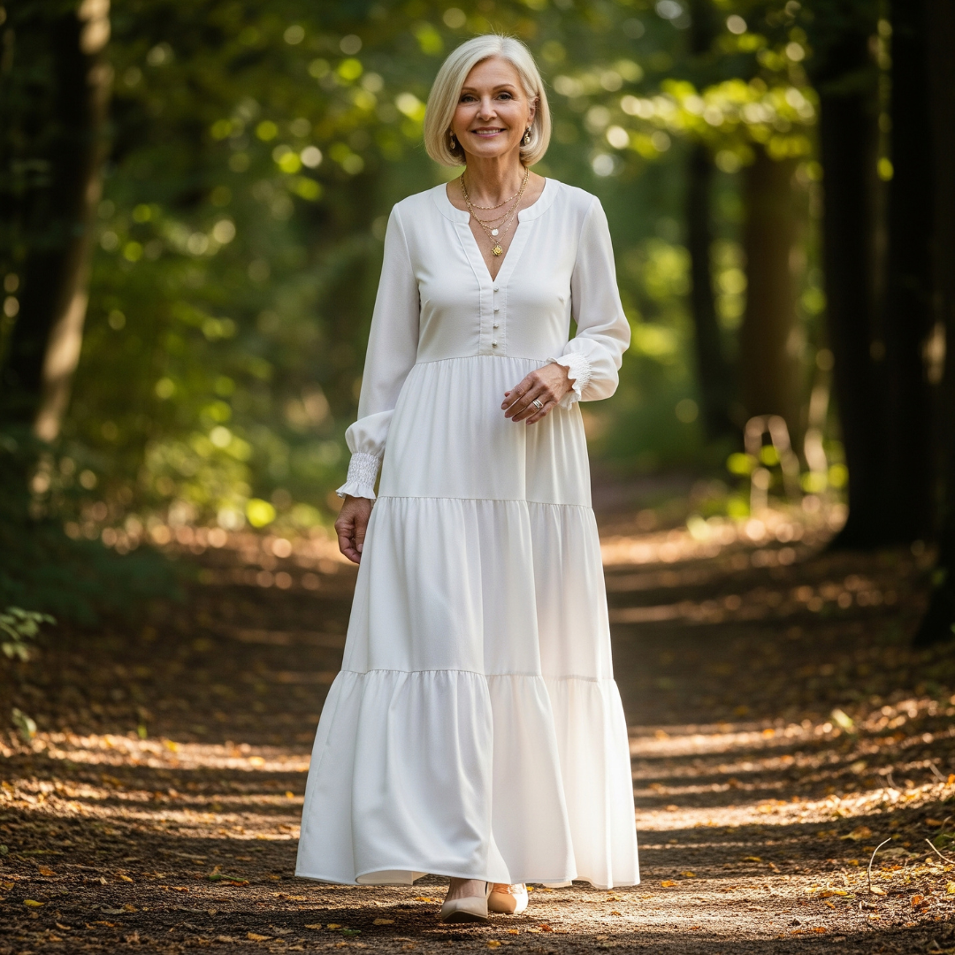 Angela – Layered Maxi Dress