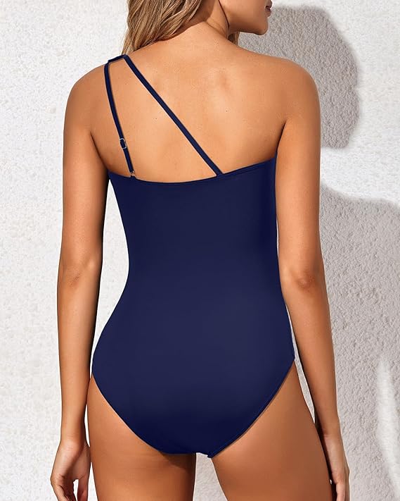 🔥One Shoulder Tummy Control Swimsuit for Women