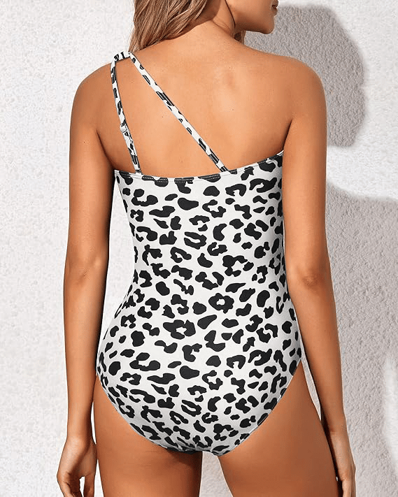 🔥One Shoulder Tummy Control Swimsuit for Women