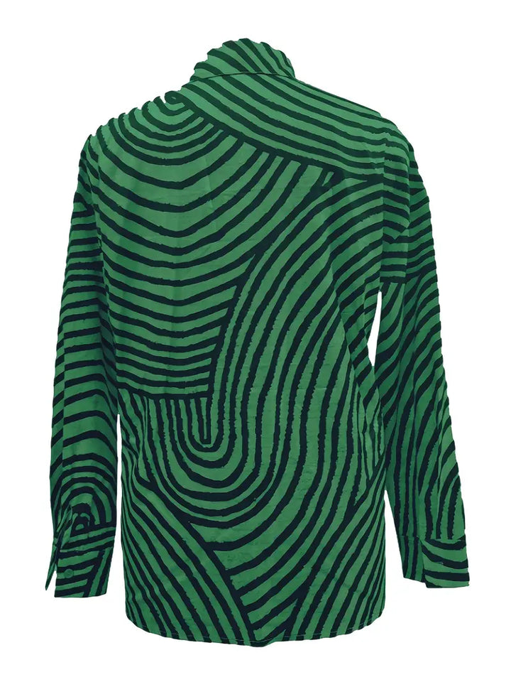 Wendy - Elegant Striped Blouse