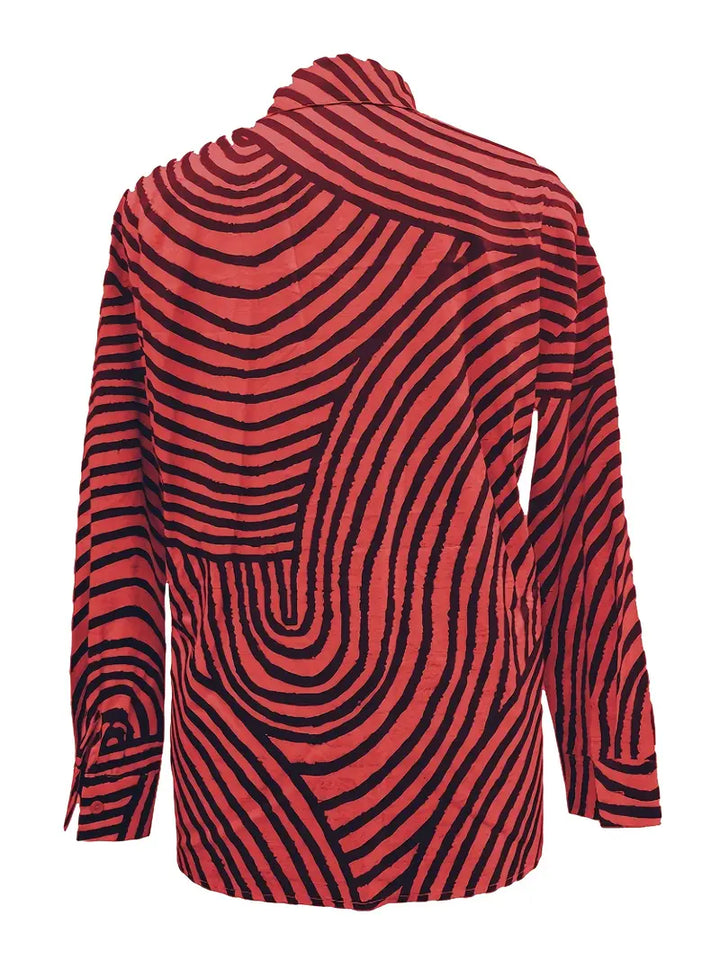 Wendy - Elegant Striped Blouse