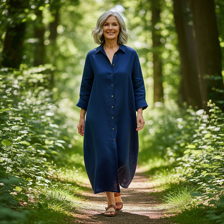 Gerda™ Casual linen blouse